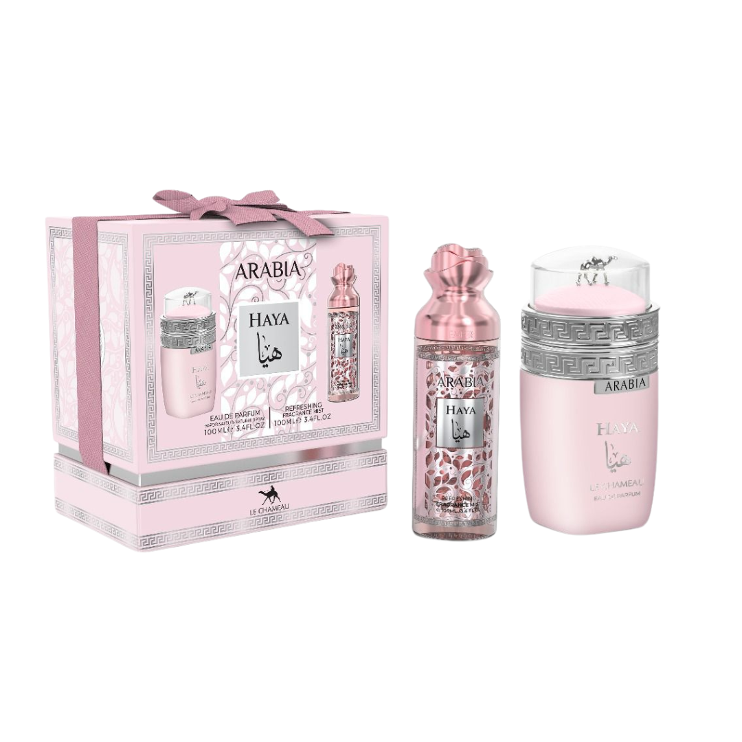 Le Chameau Arabia Haya 2-in-1 Luxury Eau de Parfum and Body Mist Gift Set 100ml 100ml
