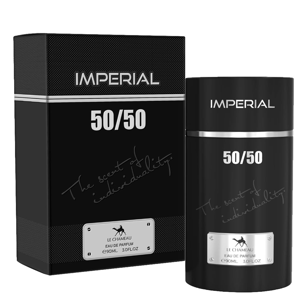 LE CHAMEAU Imperial 50/50 Luminous Spicy Floral Woody Eau de Parfum for Men 90ml
