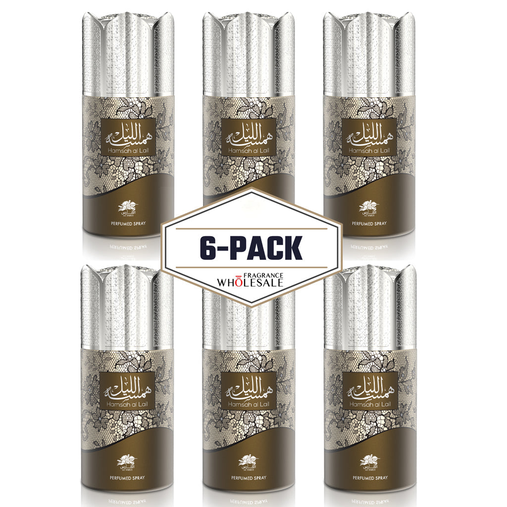Al Fares Hamsah Al Lail 250ml Perfume Deodorant — Radiant Floral-Citrus Elegance with Jasmine and Ambery Sweet Base