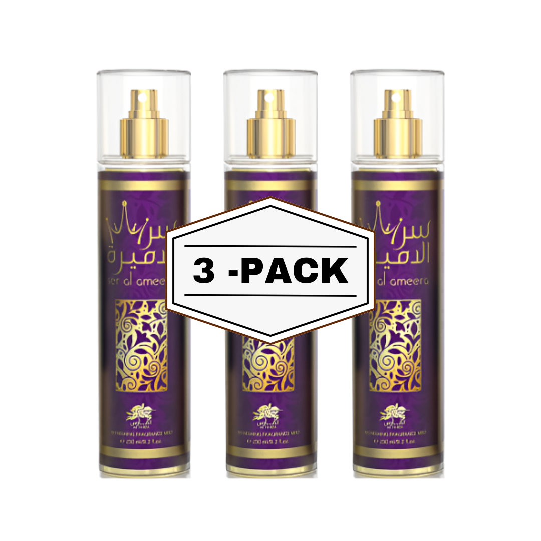 Al Fares Ser Al Ameera Sunlit Citrus-Floral Amber Body Mist 250ml