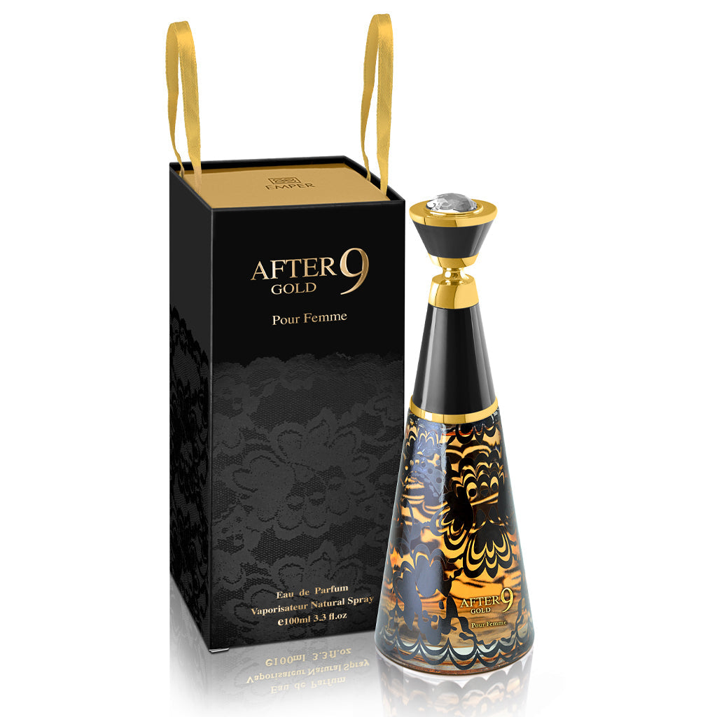 EMPER After 9 Gold Pour Femme Elegant Evening Floral Fruity Amber Musk Eau de Parfum 100ml