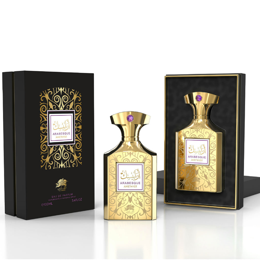 Al Fares Arabesque Amethyst Velvety Warm Floral-Oriental Unisex Eau de Parfum 100ml
