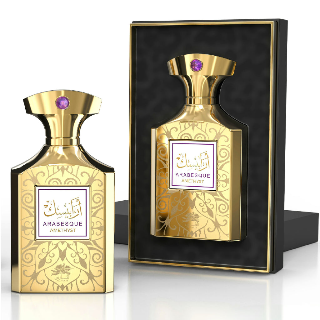 Al Fares Arabesque Amethyst Velvety Warm Floral-Oriental Unisex Eau de Parfum 100ml
