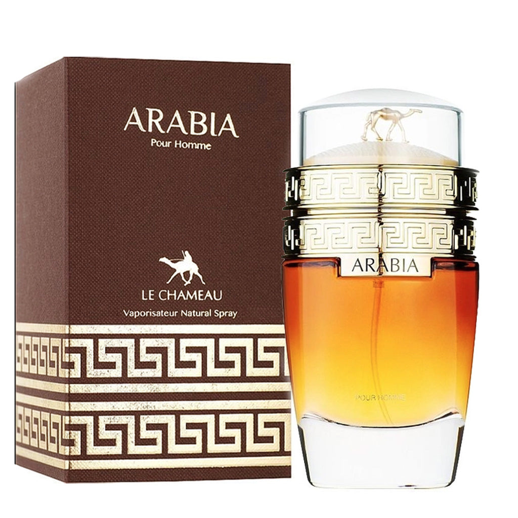 Le Chameau Arabia Pour Homme Oud Inspired Oriental Woody Eau de Parfum 100ml