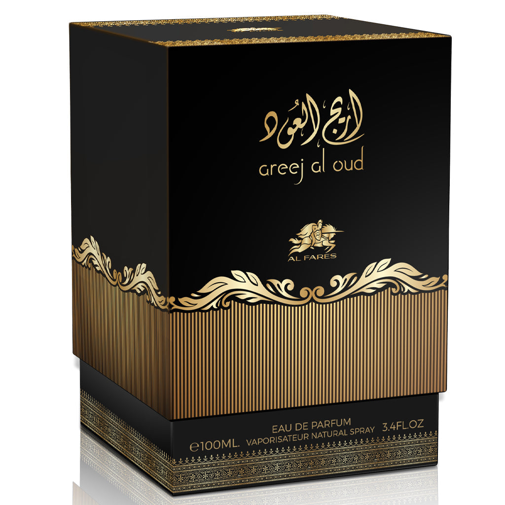 Al Fares Areej Al Oud Unisex Refined Woody-Oriental Eau de Parfum 100ml