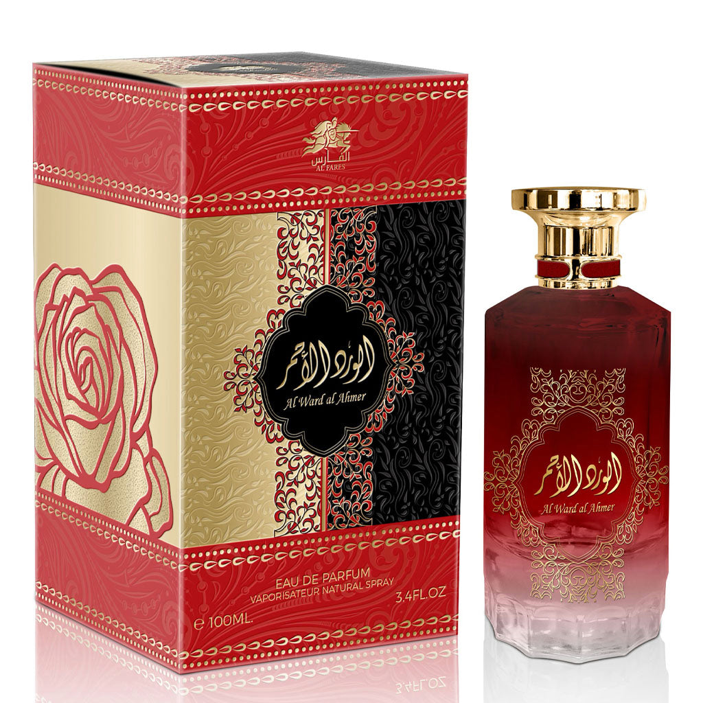 Al Fares Al Ward Al Ahmer Oriental Floral Unisex Eau de Parfum 100ml