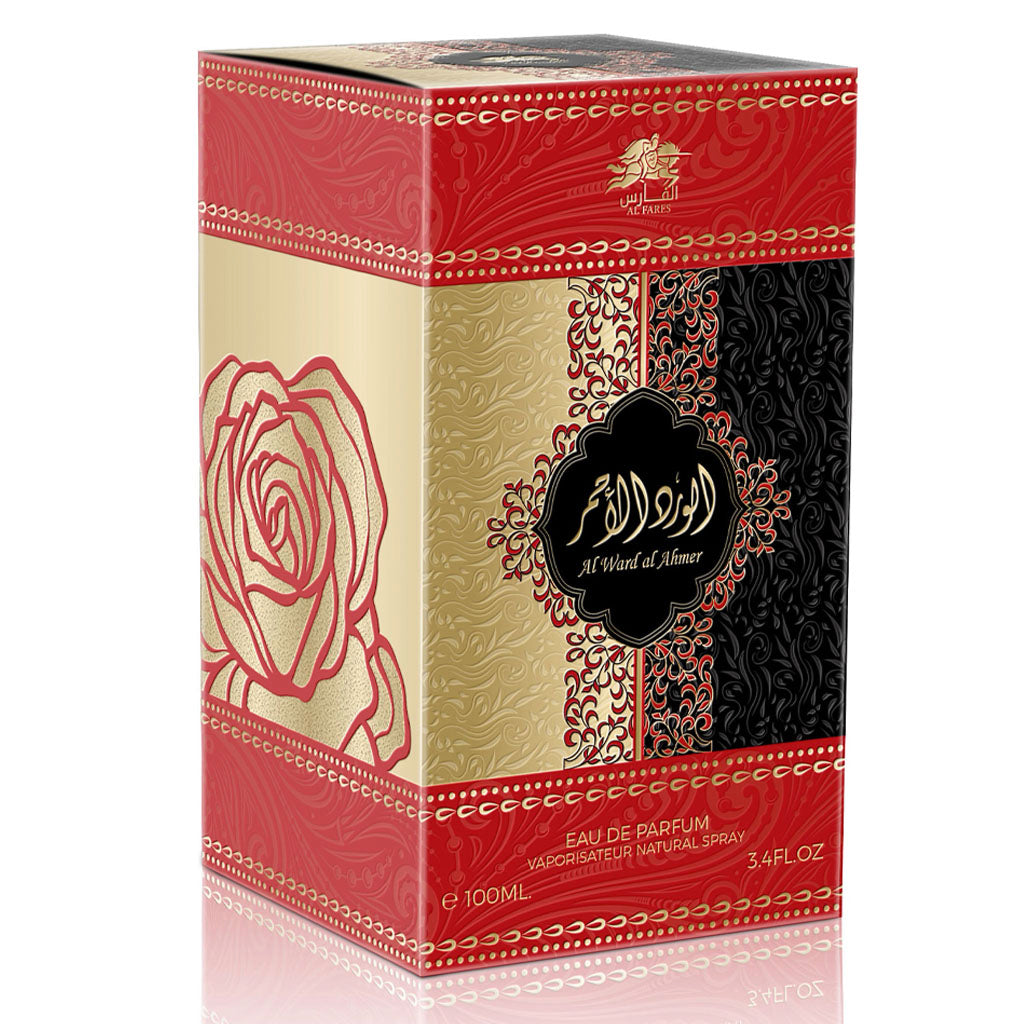 Al Fares Al Ward Al Ahmer Oriental Floral Unisex Eau de Parfum 100ml