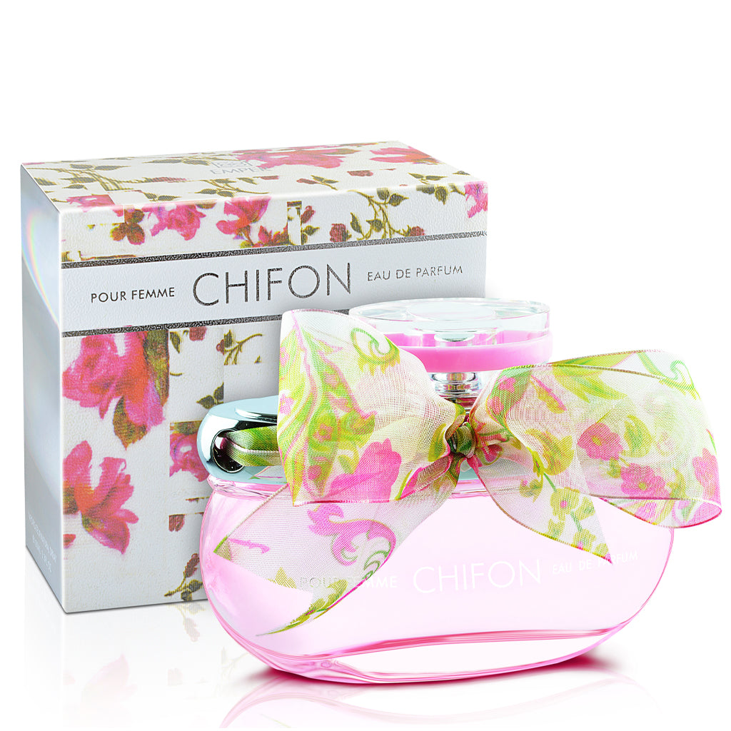 EMPER Chiffon Pour Femme Bright Mandarin Jasmine Vanilla Musk Luminous Floral Eau de Parfum 100ml