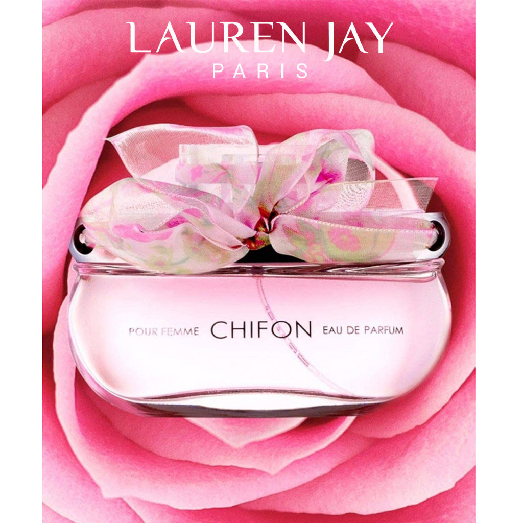 EMPER Chiffon Pour Femme Bright Mandarin Jasmine Vanilla Musk Luminous Floral Eau de Parfum 100ml