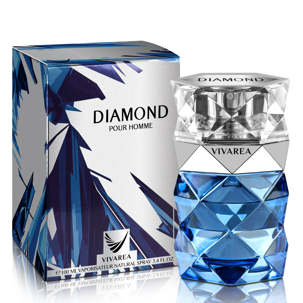 EMPER Diamond Homme Citrus Bergamot Patchouli Amber Masculine Eau de Parfum 100ml