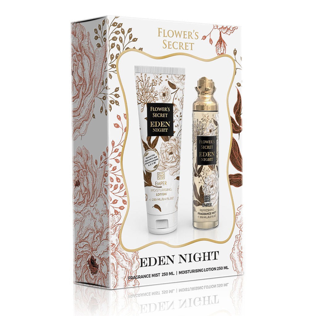 EMPER Flower's Secret Eden Night Gift Set Pink Pepper Rose Vanilla Accord Eau de Parfum Gift Set