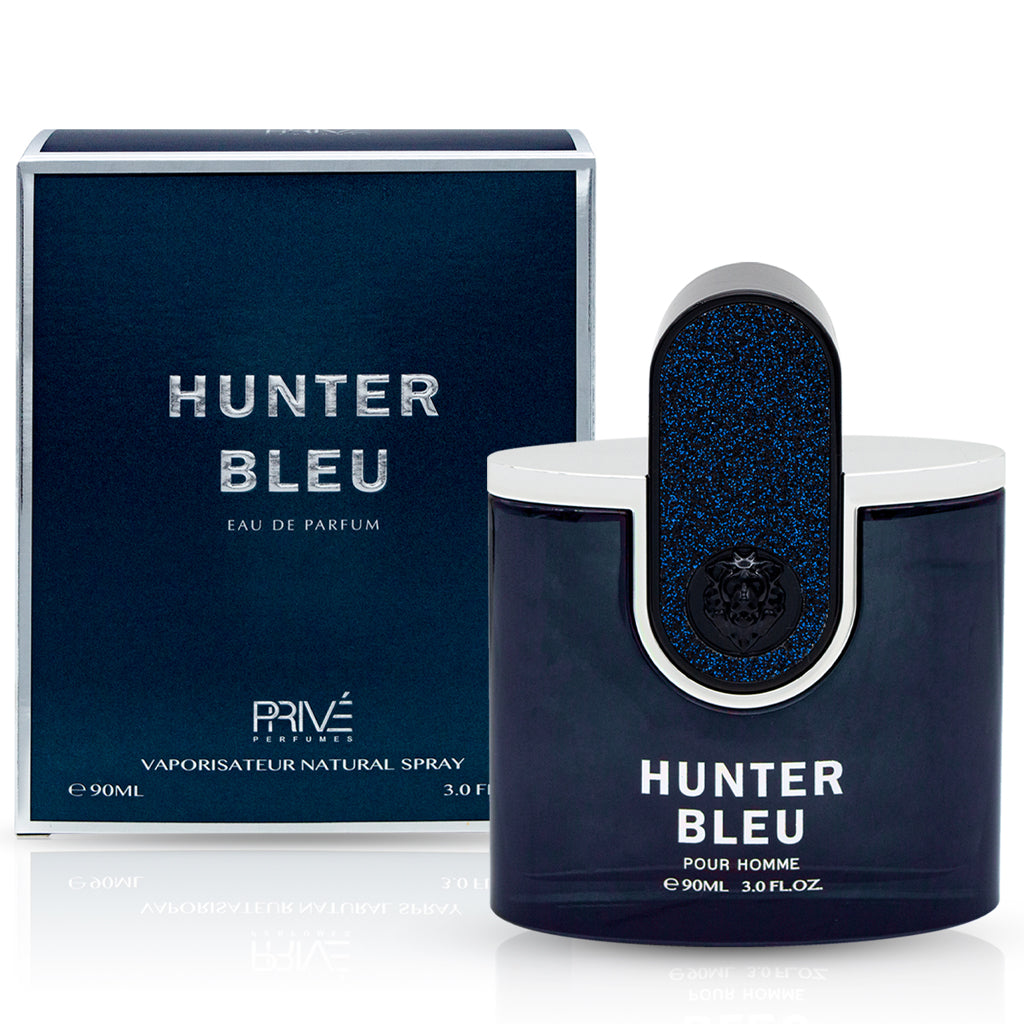 PRIVE Hunter Bleu Pour Homme Fresh Woody Aromatic Eau de Parfum 90ml