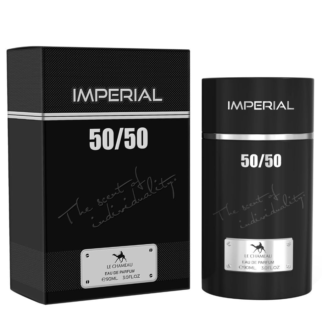 LE CHAMEAU Imperial 50/50 Luminous Spicy Floral Woody Eau de Parfum for Men 90ml