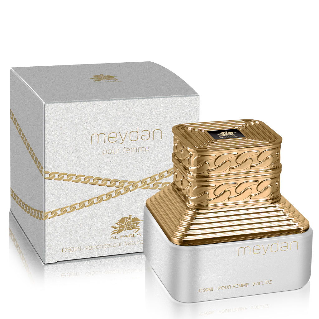 Al Fares Meydan Pour Femme Oud and Fruity Floral Eau de Parfum 90ml