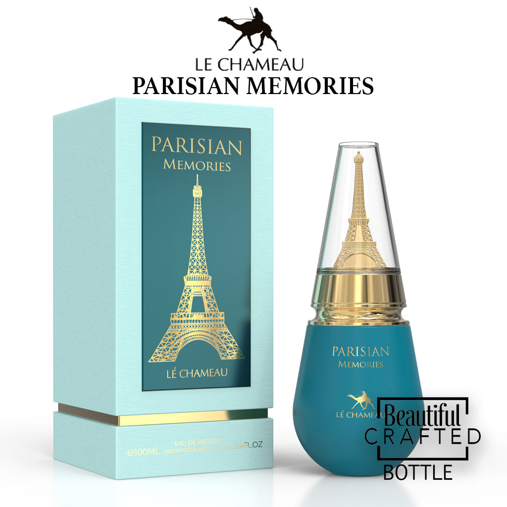 LE CHAMEAU Parisian Memories Pour Femme Elegant Amber Floral Eau de Parfum 100 ml