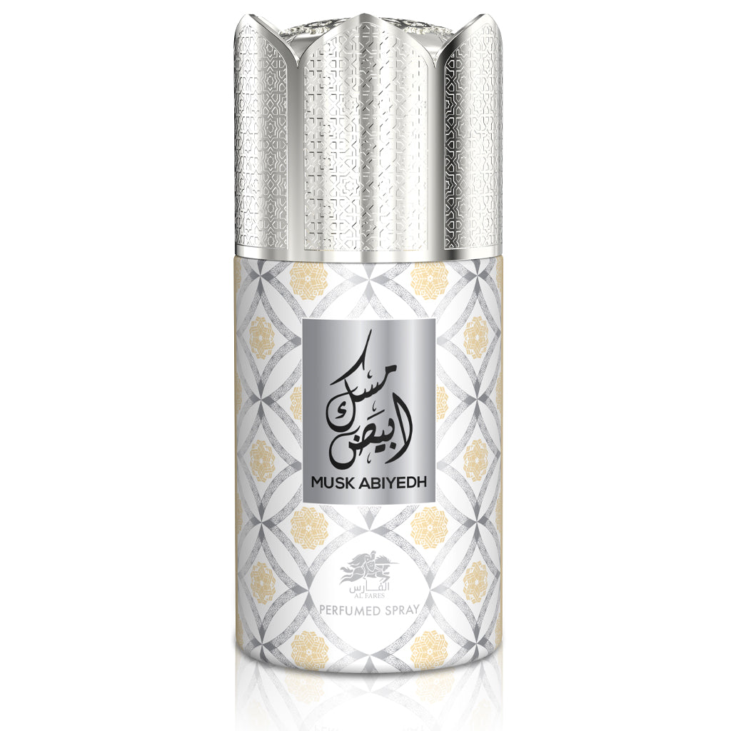 Al Fares Musk Abiyedh Luminous Citrus-Fruity Perfume Deodorant 6 × 250ml