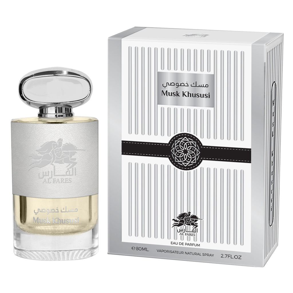 Al Fares Musk Khususi Refined Woody Musk Unisex Eau de Parfum 80ml