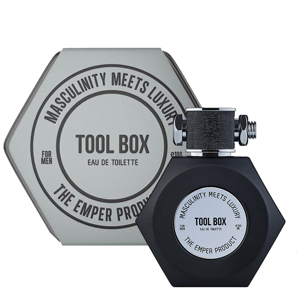 EMPER Tool Box Pour Homme Bold Citrus Patchouli Amber Masculine Eau de Toilette 100ml