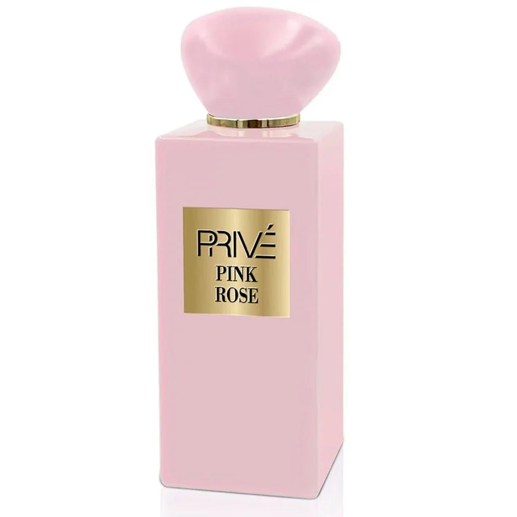 PRIVE Pink Rose Pour Femme Romantic Floral-Fruity Chypre Eau de Parfum 100ml