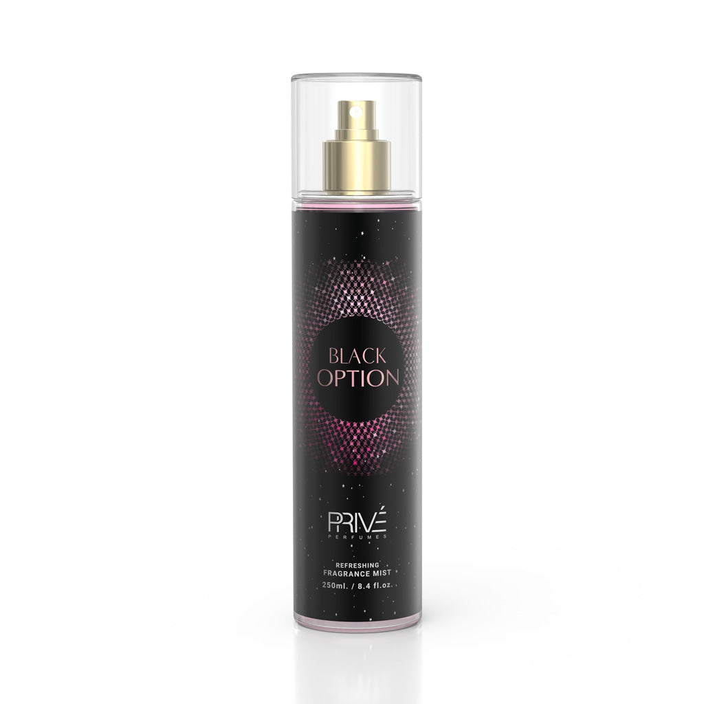 PRIVÉ Black Option Pour Femme Sensual Gourmand-Woody Body Mist 250ml