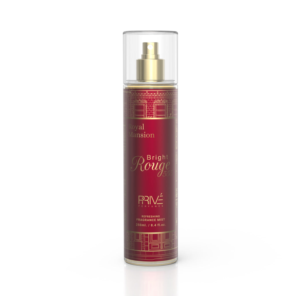 PRIVÉ Bright Rouge 555 Luminous Floral Oriental Body Mist 250ml