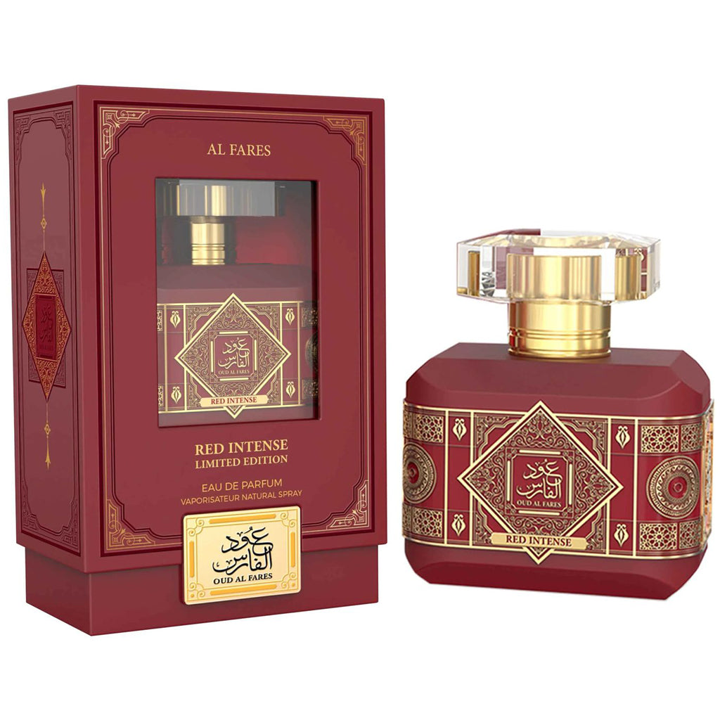 Al Fares Red Intense Smoky Spicy Oriental Oud Eau de Parfum Limited Edition 100ml