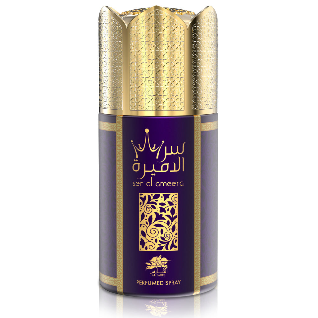 Al Fares Ser Al Ameera Luminous Floral-Oriental Perfume Deodorant 250ml 6 Pack