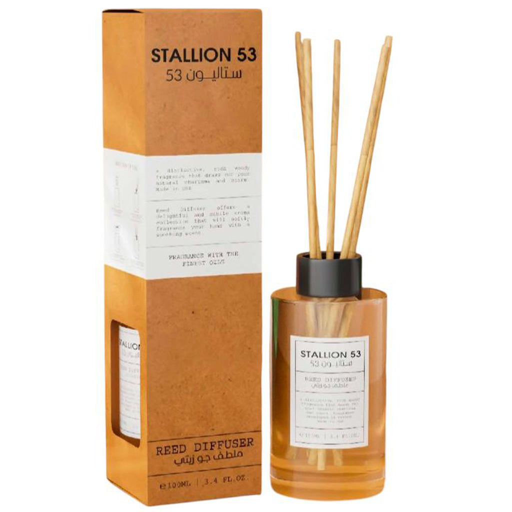 Emper Stallion 53 Premium Woody Floral Reed Diffuser Home Fragrance 100ml