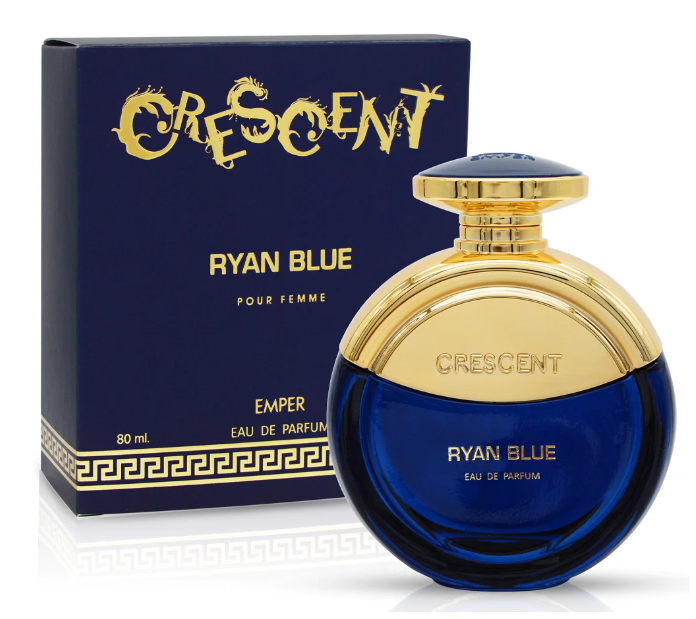 Emper Crescent Ryan Blue Pour Femme Luminous Floral-Fruity Eau de Parfum 80ml