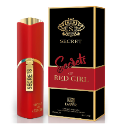 EMPER Secrets of Red Girl Pour Femme Luminous Floral Vanilla Eau de Parfum 100ml