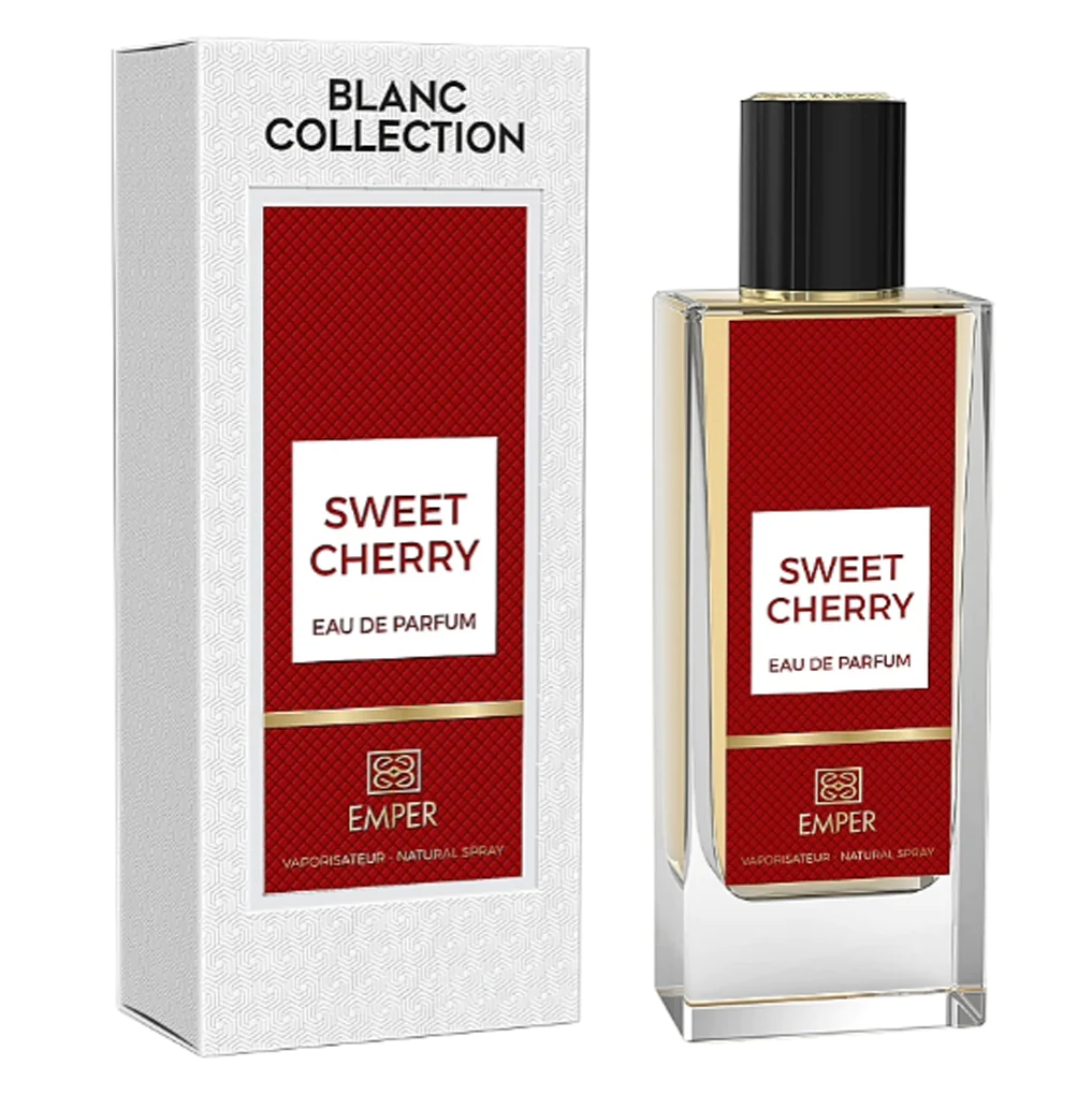 Emper Blanc Collection Sweet Cherry Luminous Unisex Gourmand Floral Eau de Parfum 85ml 33% Concentration