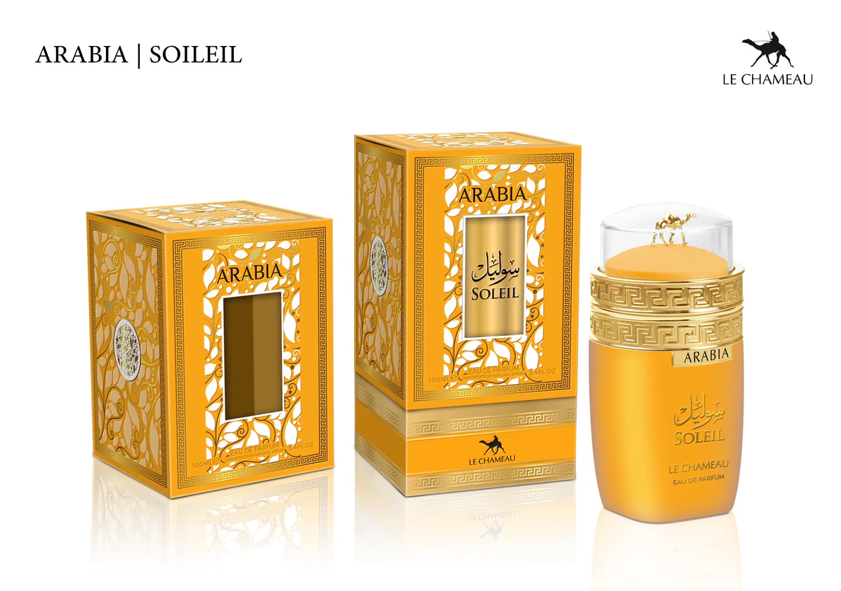 Le Chameau Arabia Soleil Radiant Tropical Floral Eau de Parfum Warm Musk and Sandalwood 100ml