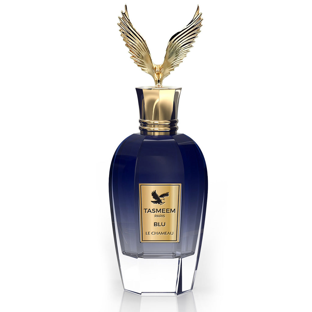 LE CHAMEAU Tasmeem Paris Blu Opulent Gourmand Oud Unisex Eau de Parfum 120ml