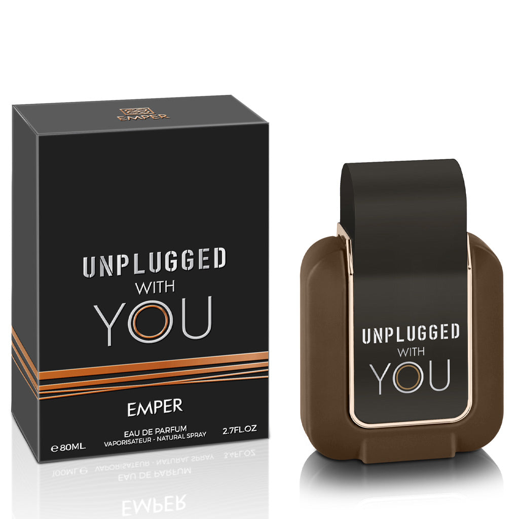 Unplugged With You Pour Homme Modern Woody Aromatic Eau de Parfum 80ml