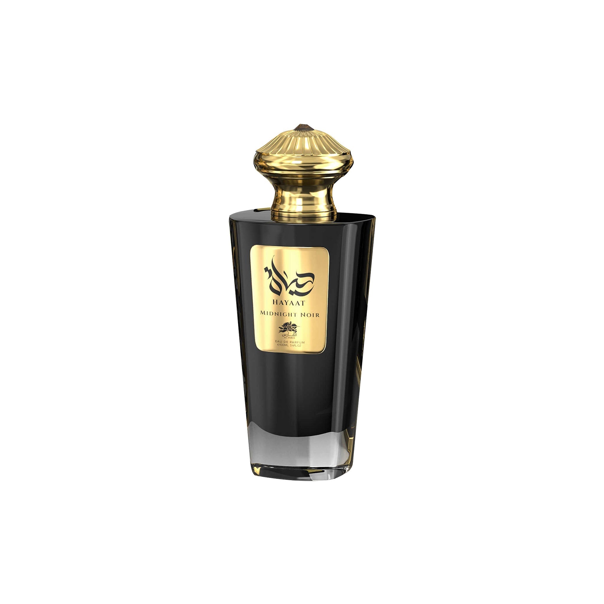 Hayaati Midnight Noir Opulent Oriental Woody Unisex Eau De Parfum 100ML Black & Gold Flacon