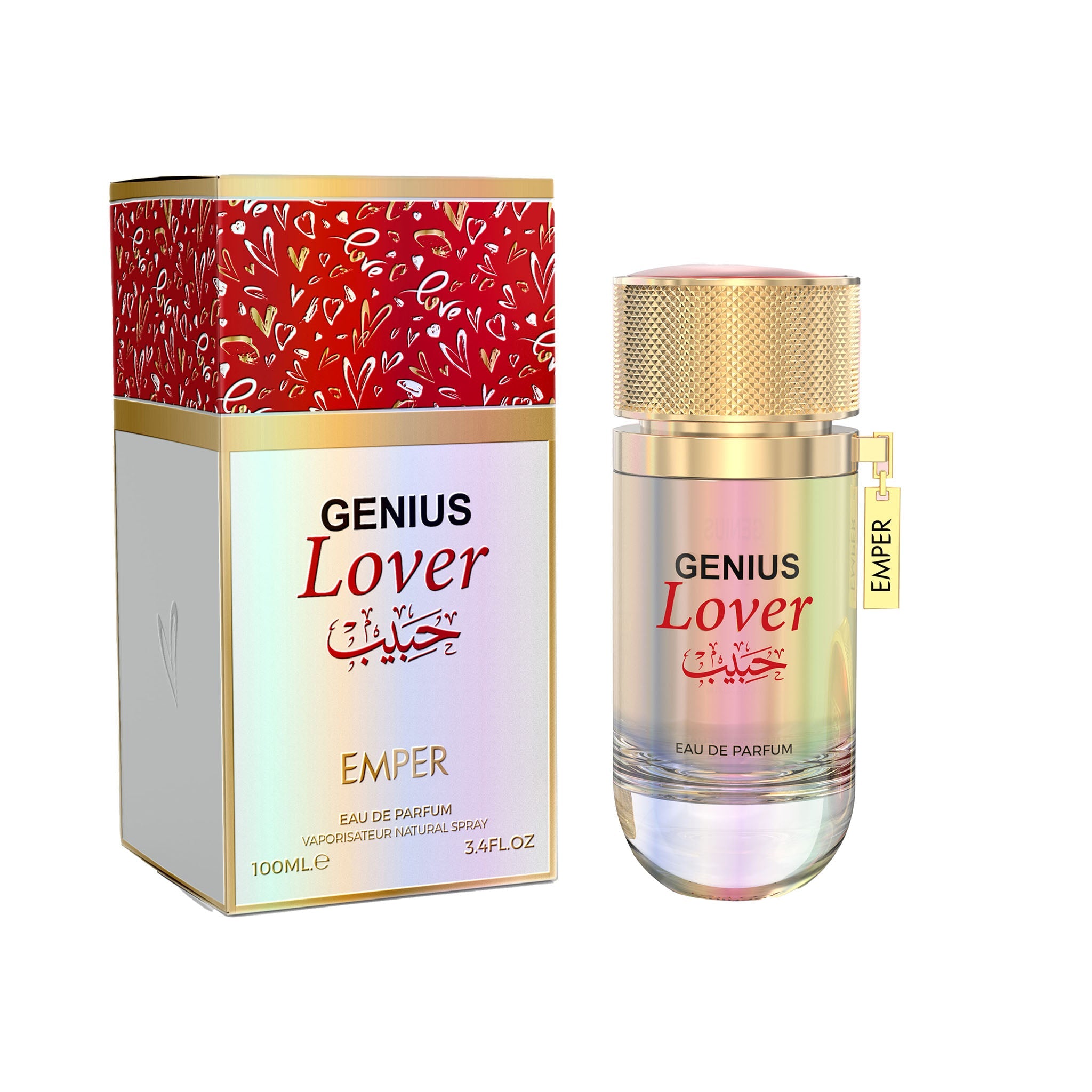 Genius Lover Eau de Parfum Bold Woody Floral Oriental 100ml