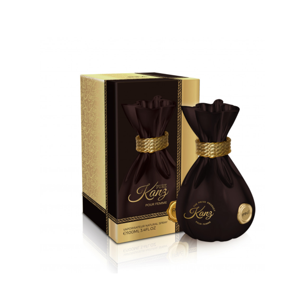 Prive Pure Kanz Honeyed Saffron Apricot Tiger Orchid Intimate Floral-Fruity Eau de Parfum 100 ml