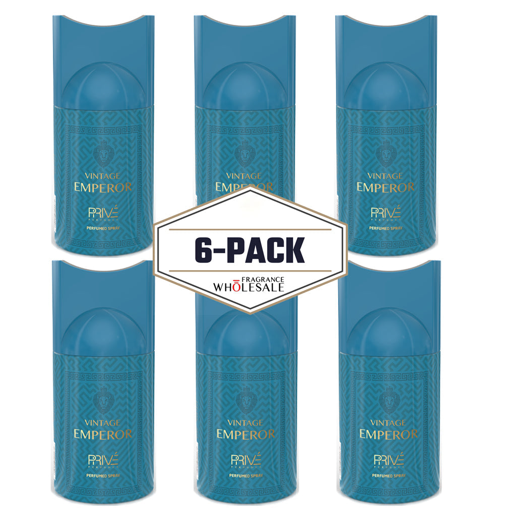 PRIVE Vintage Emperor Refined Citrus-Woody Masculine Perfume Deodorant 250ml