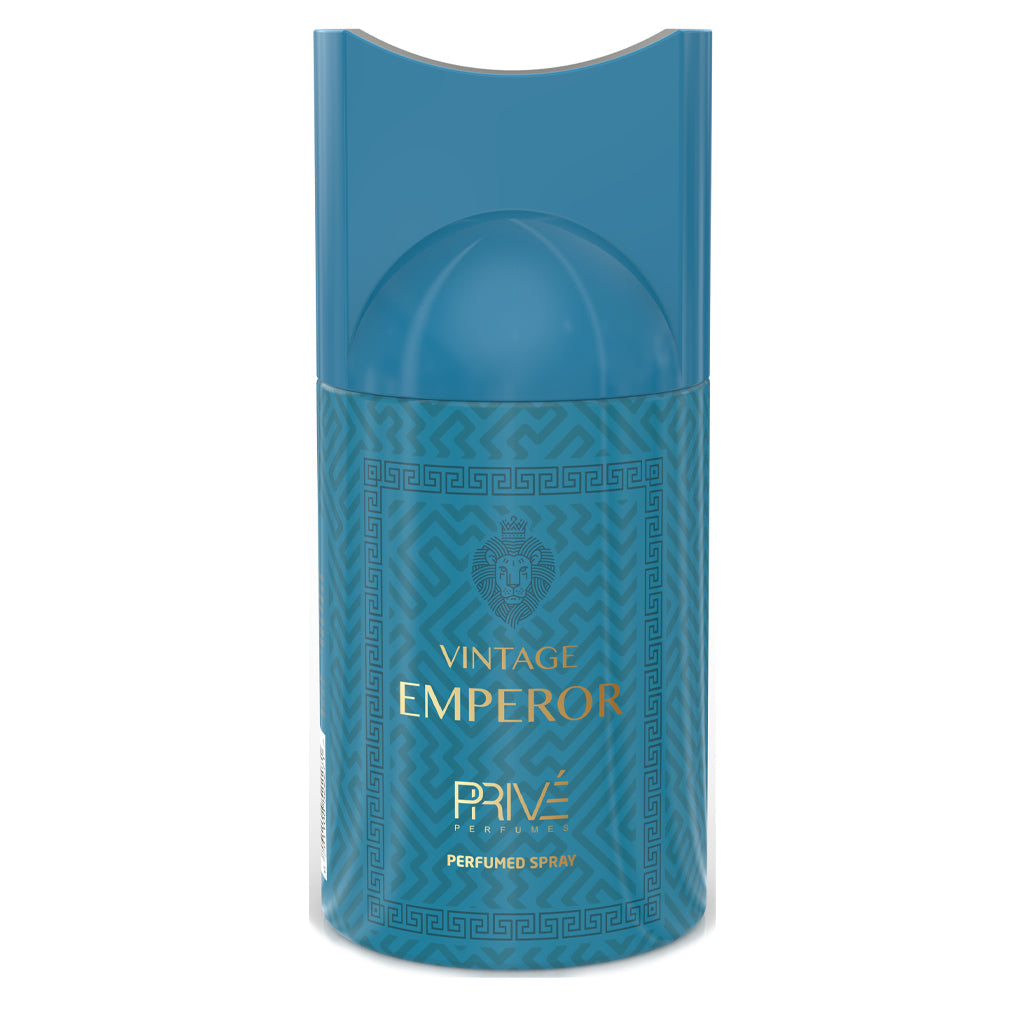 PRIVE Vintage Emperor Refined Citrus-Woody Masculine Perfume Deodorant 250ml