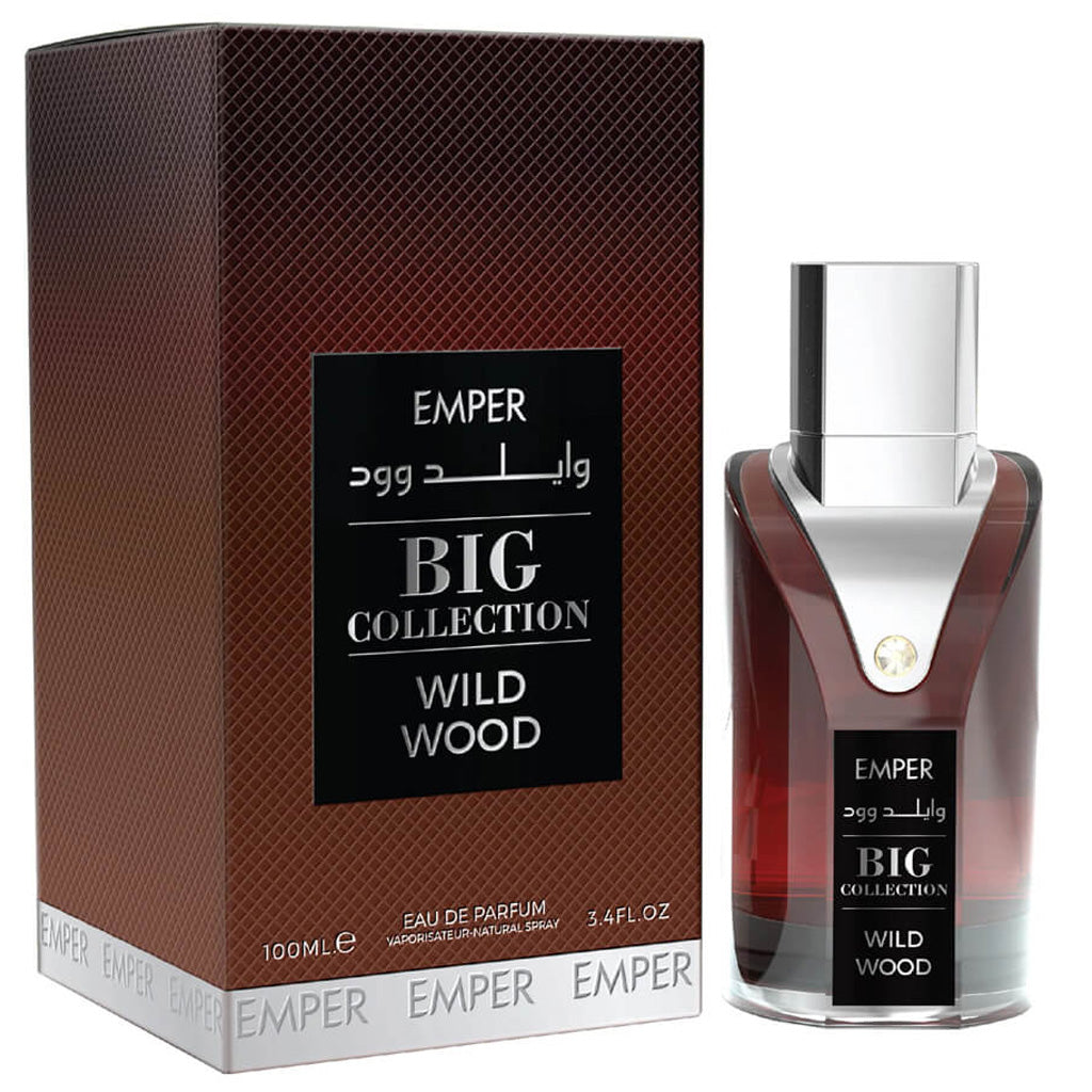 EMPER Big Collection Wild Wood Bold Amber Leather Passionfruit Citrus Eau de Parfum 100ml