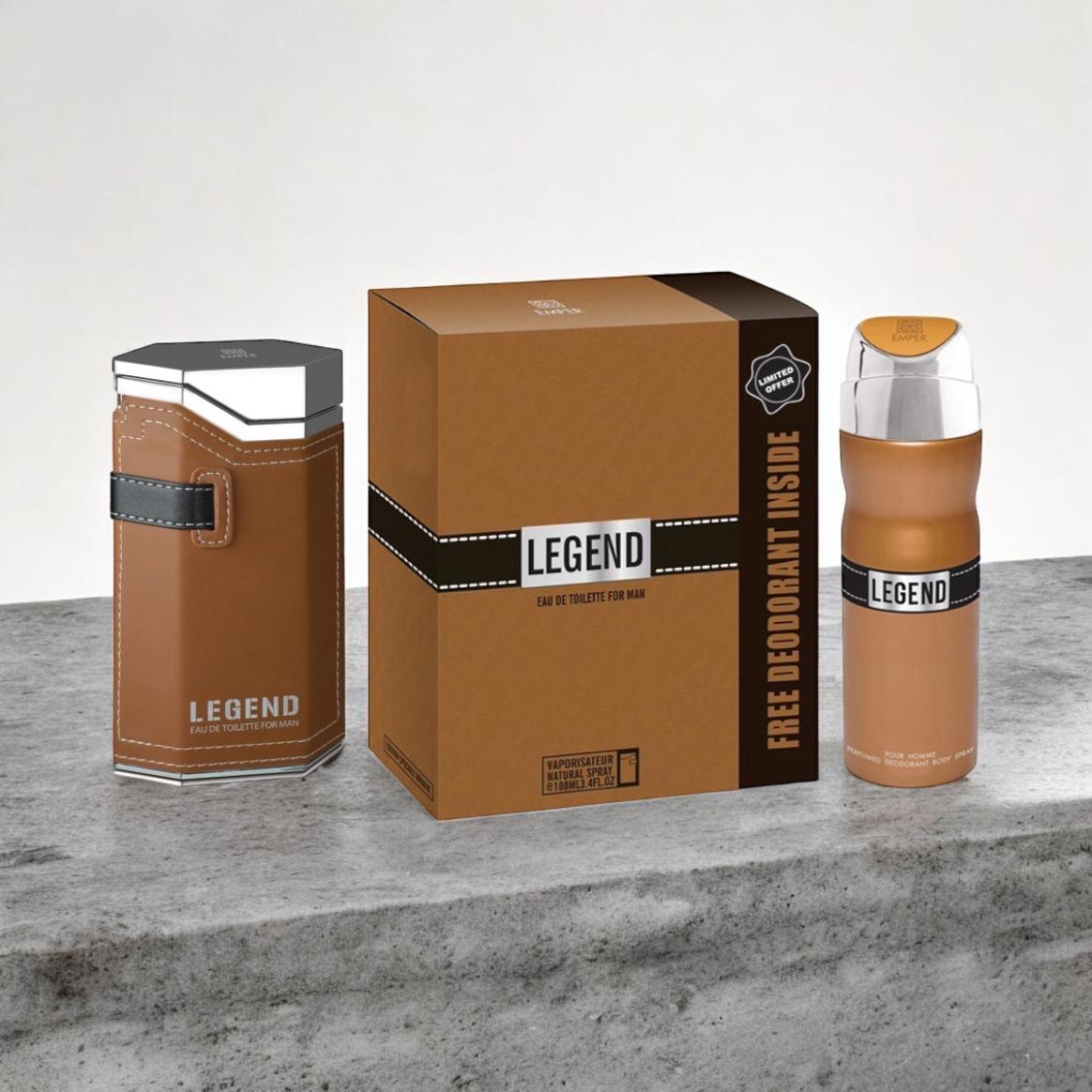 Legend Pour Homme Eau de Toilette 100ml 2 In 1 Premium Gift Set