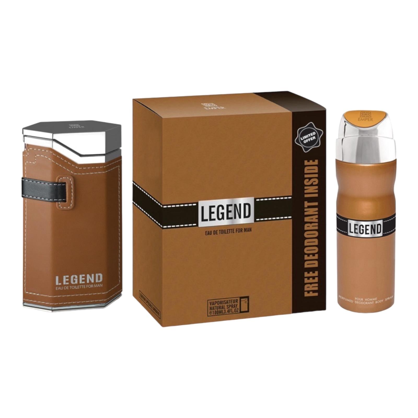 Legend Pour Homme Eau de Toilette 100ml 2 In 1 Premium Gift Set