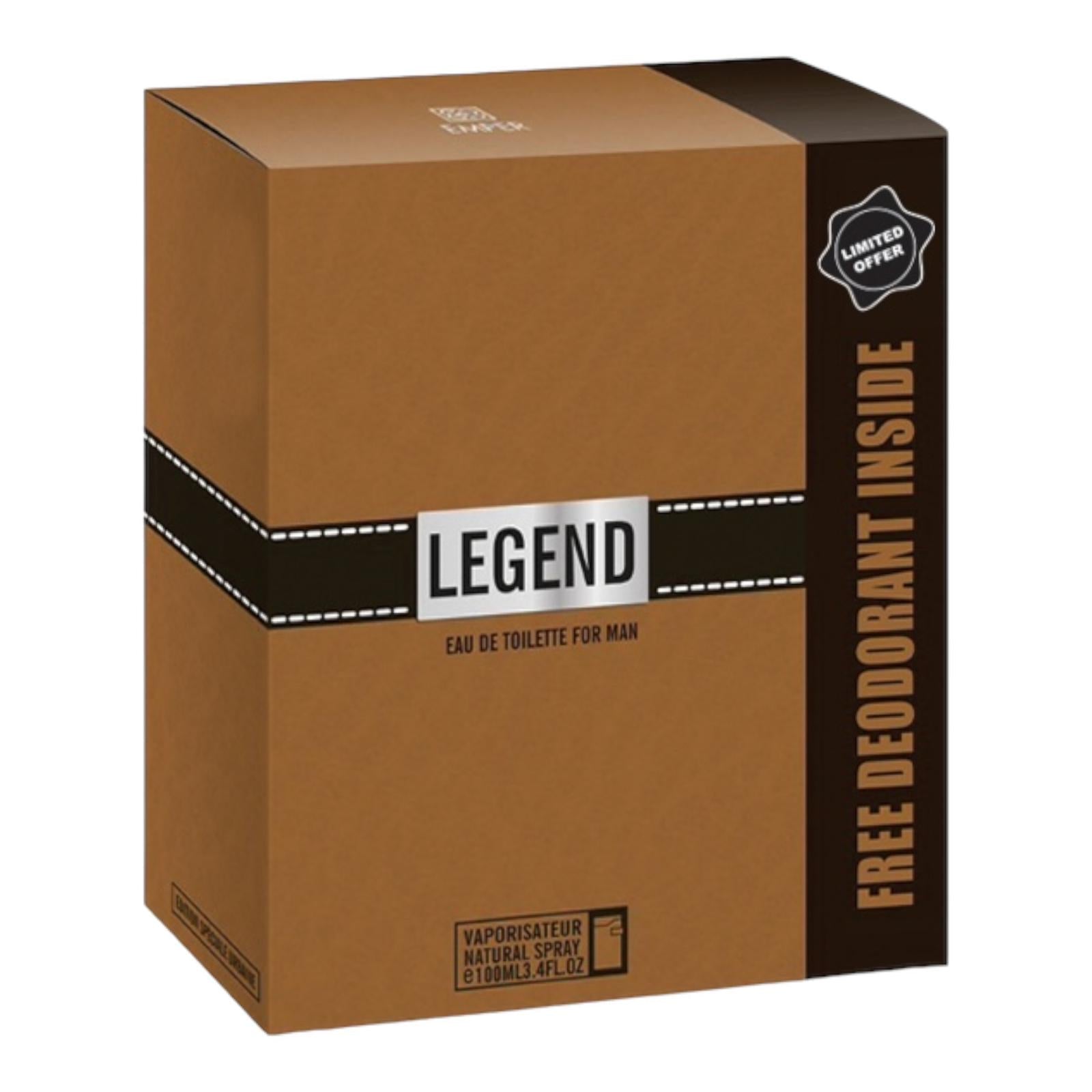 Legend Pour Homme Eau de Toilette 100ml 2 In 1 Premium Gift Set