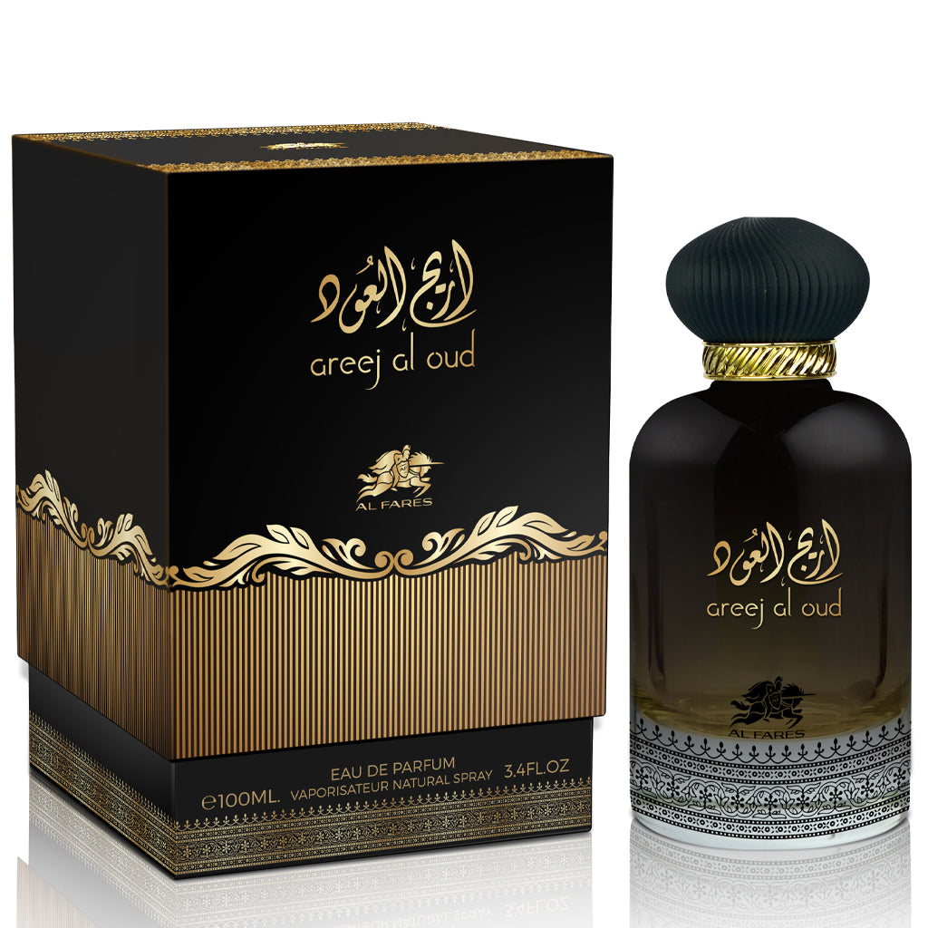 Al Fares Areej Al Oud Unisex Refined Woody-Oriental Eau de Parfum 100ml