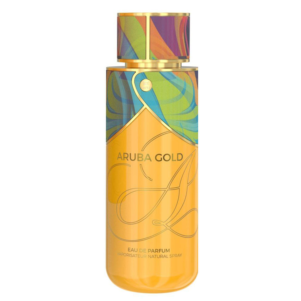 EMPER Aruba Gold Eau de Parfum 100 ml Unisex Bright Citrus and Orchard Fruit Accord with Amber Vanilla and Warm Spices