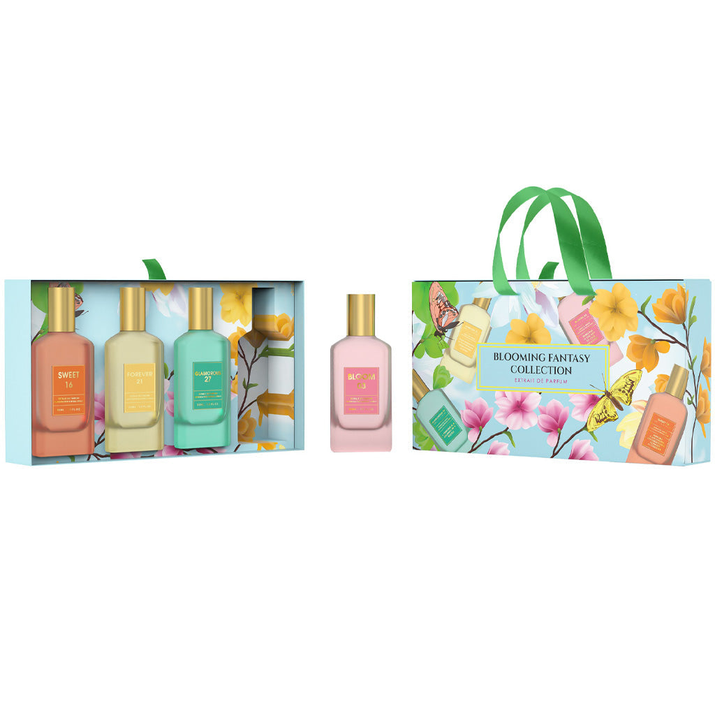Emper Blooming Fantasy Luxury Floral-Musky Extrait de Parfum Gift Set 4 x 30ml