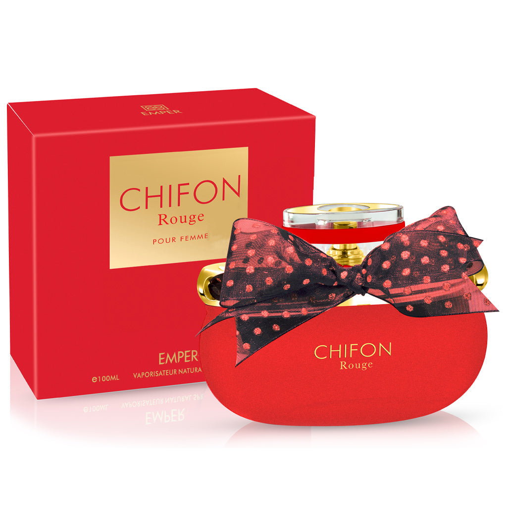 EMPER Chifon Rouge Elegant Citrus-Floral Leather Praline Eau de Parfum 100ml