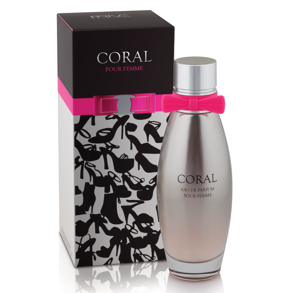PRIVE Coral Pour Femme Luminous Floral-Fruity Perfume 95ml
