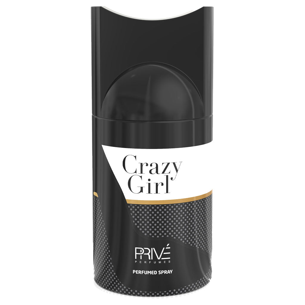 PRIVE Crazy Girl Luminous Gourmand-Floral Perfume Deodorant 250ml