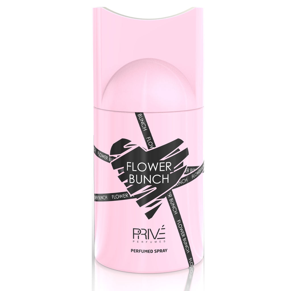 PRIVE Flower Bunch Luminous Floral Bouquet Perfume Deodorant 250ml Value 6-Pack